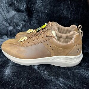 Skechers Arch Fit 66006-CDB Mens 13 Us Casual Shoes Brown Relaxed Fit Sneaker